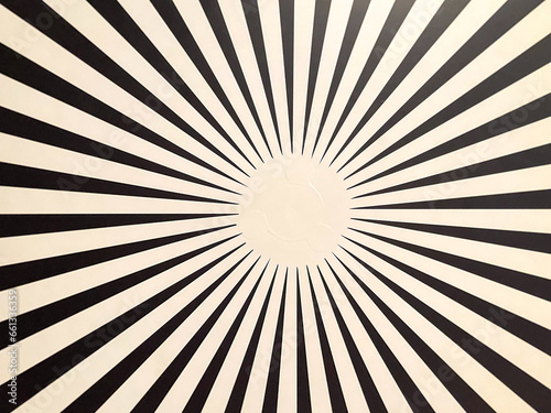 Illusion art spiral background black white