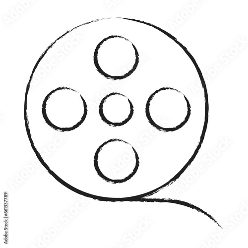 Hand drawn Reel icon