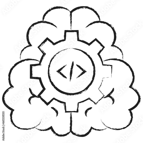 Hand drawn Intelligence icon