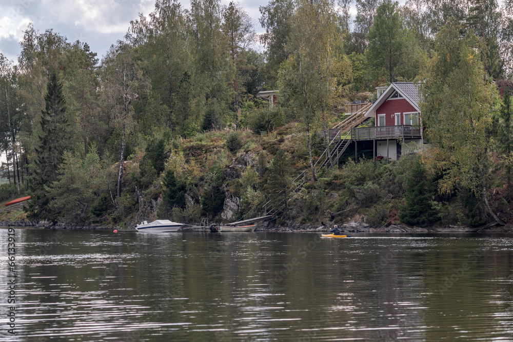 Lake Ragnerudssjoen in Dalsland Sweden beautiful nature forest pinetree swedish houses Lake Ragnerudssjoen in Dalsland Sweden beautiful nature forest pinetree swedish houses