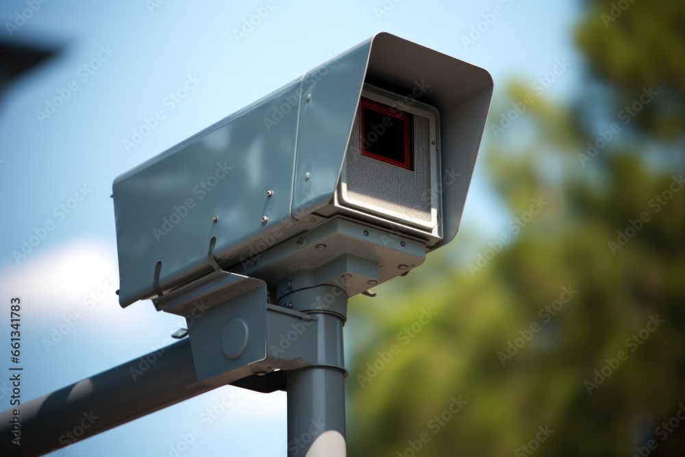 tilted shot of speed camera catching a toll evader tilted shot of speed camera catching a toll evader