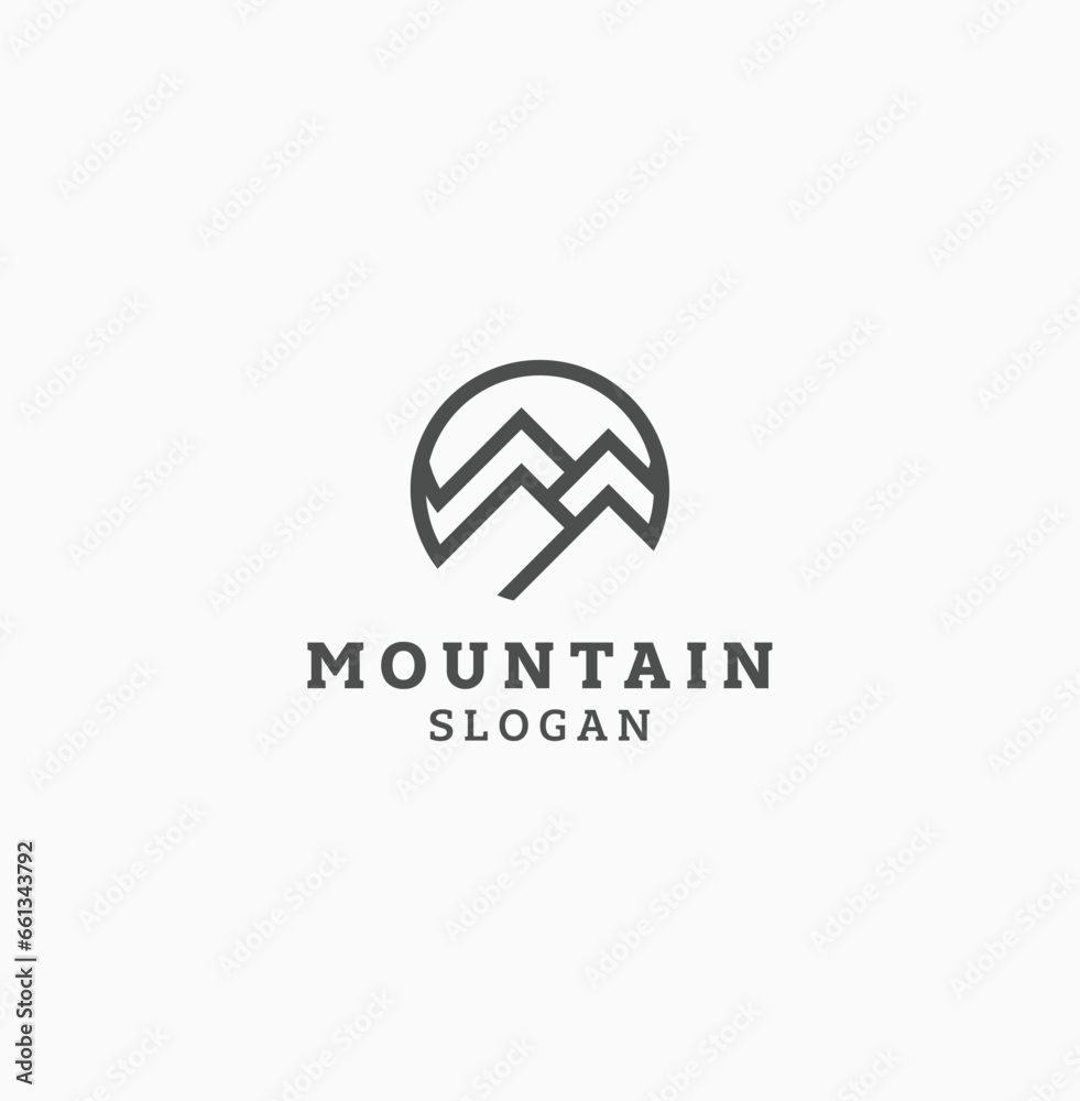 Vector mountain logo vector designs. Vector mountain logo vector designs.