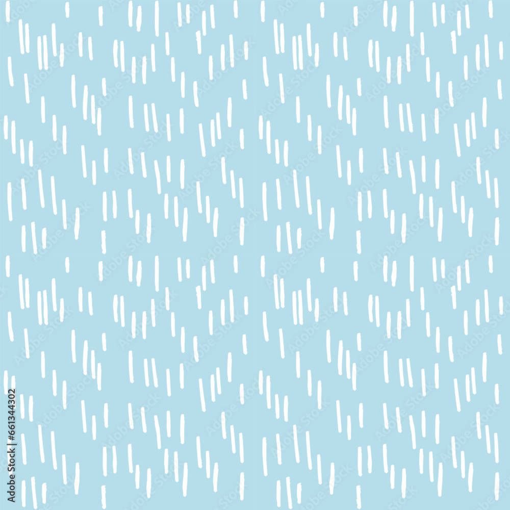 Abstract seamless pattern of vertical short white stripes on a blue background Abstract seamless pattern of vertical short white stripes on a blue background