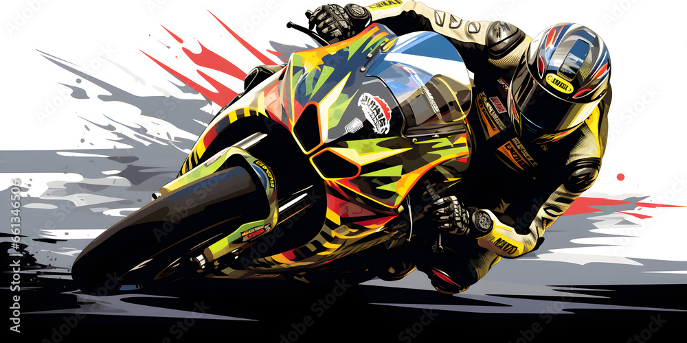 Poster background of moto GP 