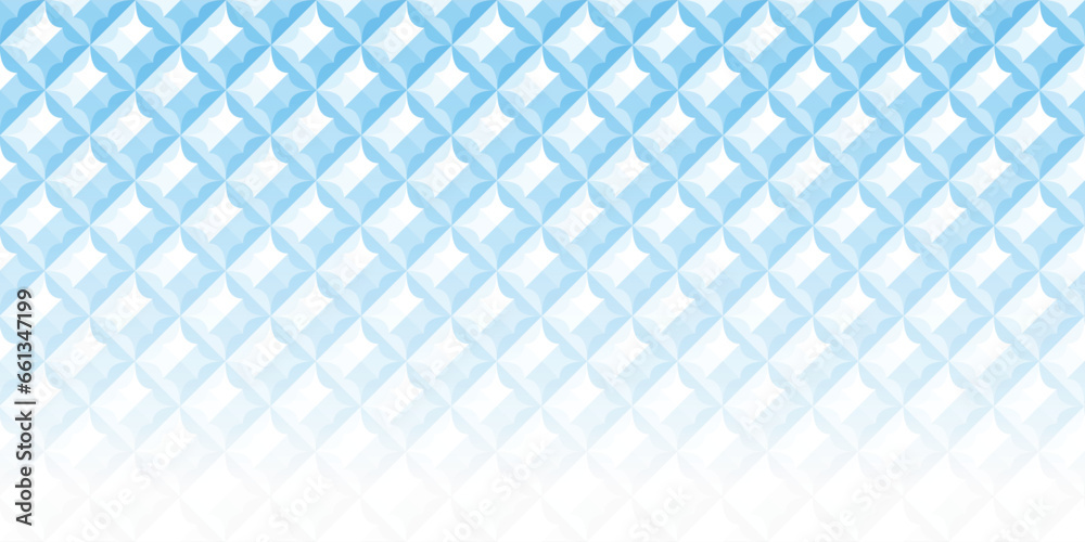 Fototapeta premium Abstract white and blue geometric background texture