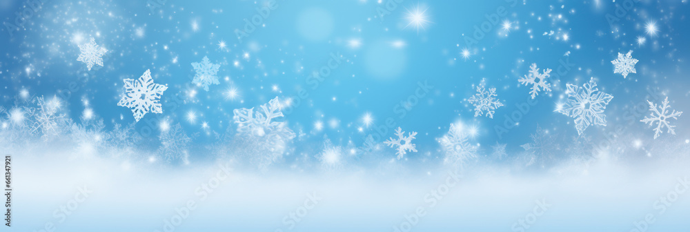 Snowflake On Natural Snowdrift Close Up - Christmas And Winter Background.Ai Generative