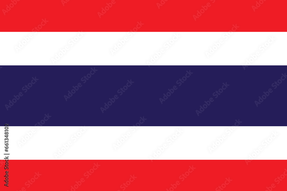 Flag of Thailand.Symbols of Thailand.