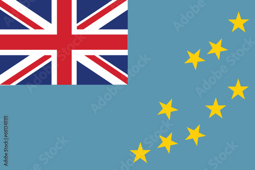 Free Download Flag of Tuvalu.National symbols of Tuvalu. Icon of Tuvalu. - GFXLoad