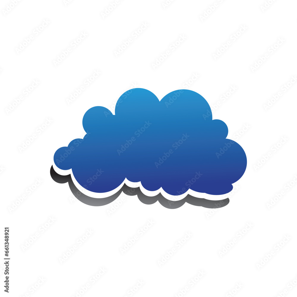 Cloud template logo design with a modern and creative concept. Logo for business, emblem, company and brand. Cloud template logo design with a modern and creative concept. Logo for business, emblem, company and brand.