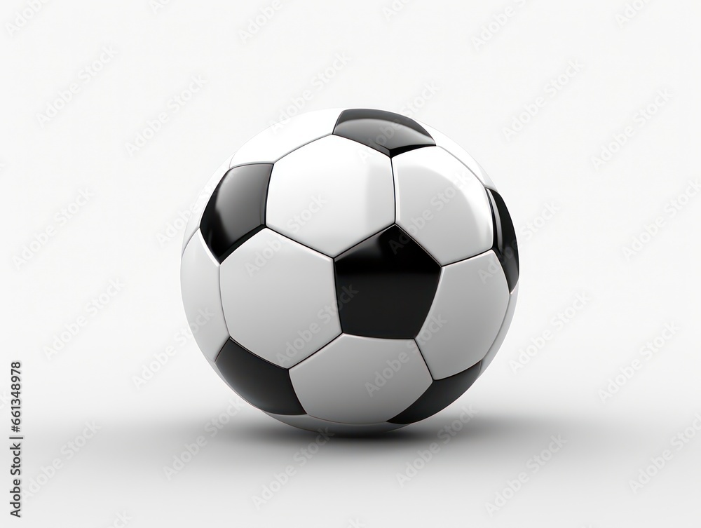 Soccer ball isolated on white background. 3D illustration. Clipping path included. Soccer ball isolated on white background. 3D illustration. Clipping path included.