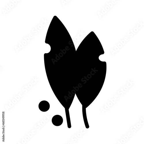 Bay Leaves Spice Icon