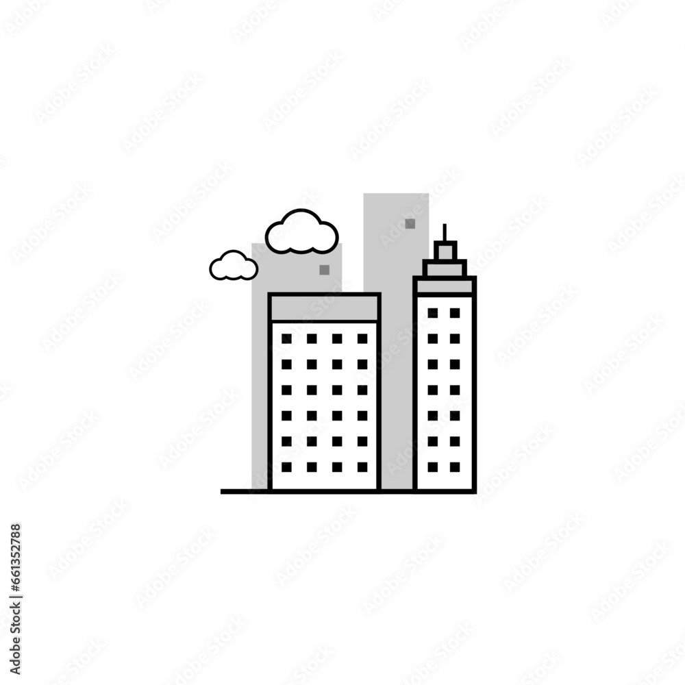 building icon vector. business icon illustration