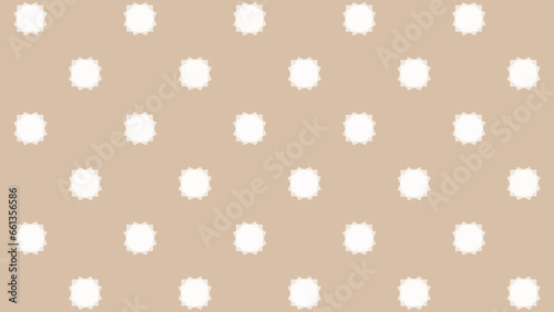 Beige seamless pattern with white figure
