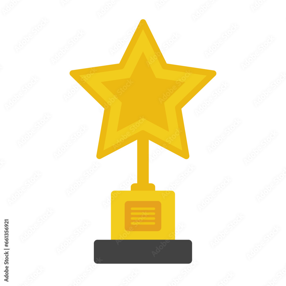 Vector star award icon flat illustration of star award vector icon for any web design