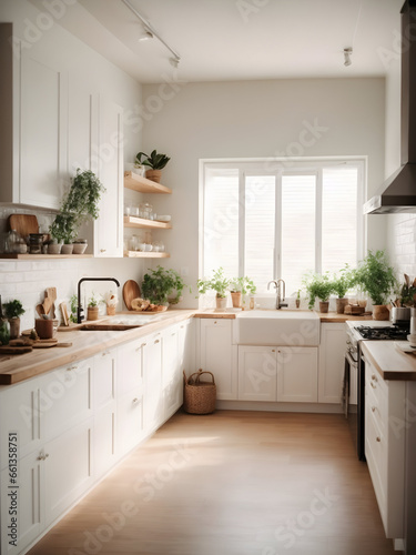 Captivating Homeliness small beloved kitchen. walls is white color. Pay attention to all shapes.