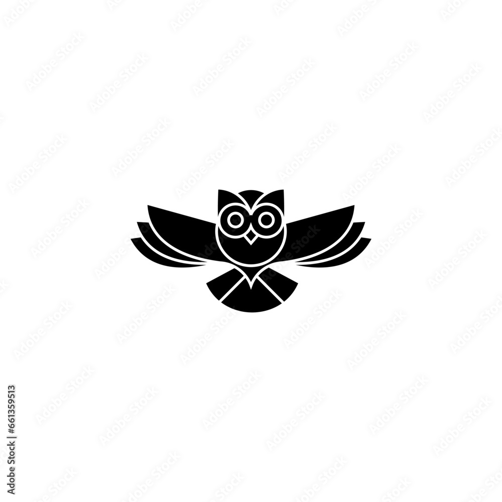 Simple and creative owl logo design vector
Simple and creative owl logo design vector