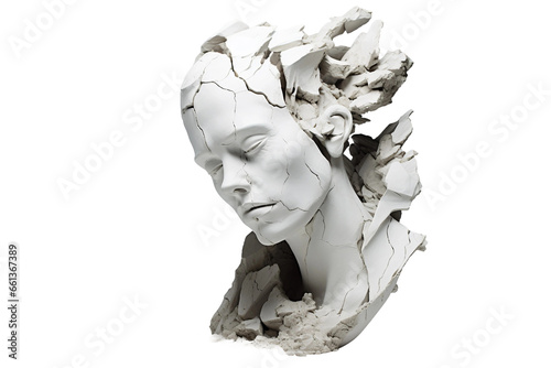 Inspiring Sculpture Artistry Isolated on Transparent Background