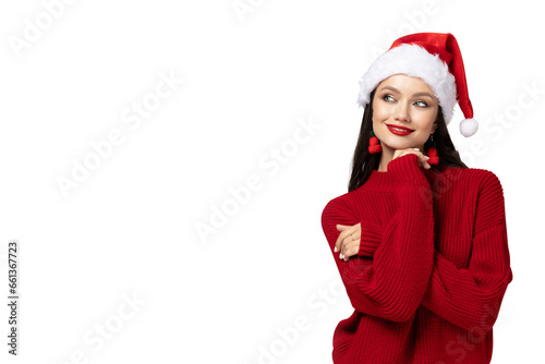 PNG of a girl in a hat isolated on a white background.