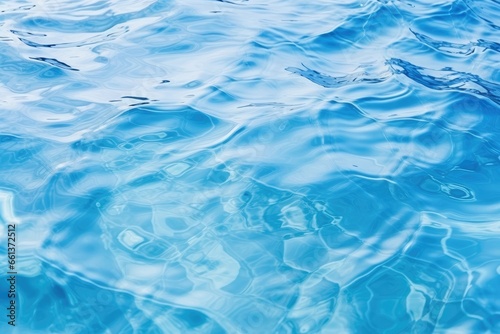 summer blue wave abstract or natural rippled water