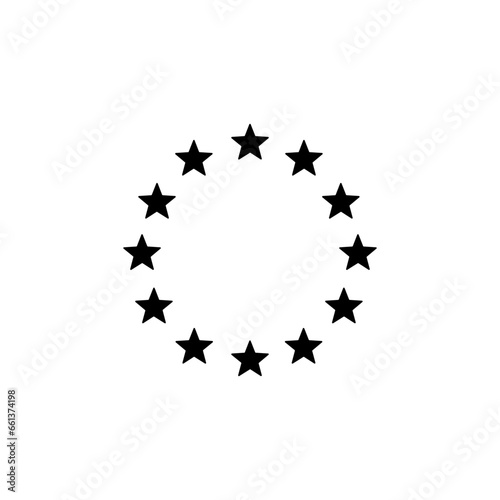 Europe union star icon. Vector