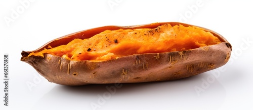 sweet potato baked With copyspace for text © 2rogan