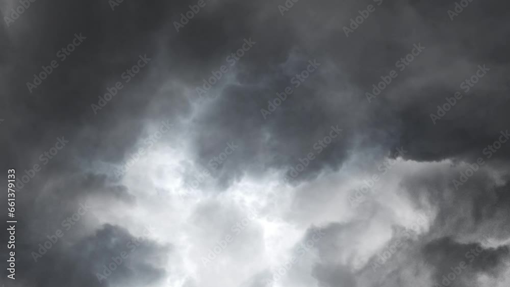 Animated Lightning Storm Background 4k
