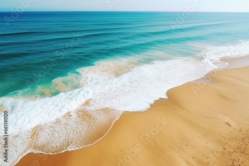 Sandy beach panorama