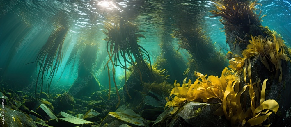 Submerged Forest Near California S Channel Islands Home To Giant Kelp 