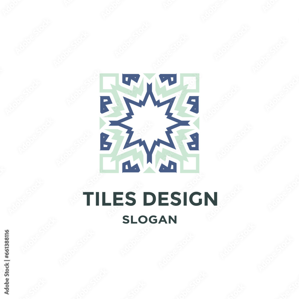 Abstract ornament template illustration vector design Abstract ornament template illustration vector design