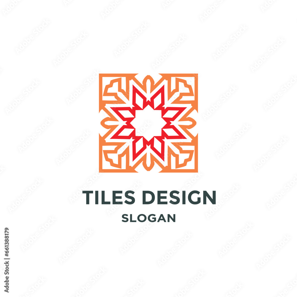 Abstract ornament template illustration vector design Abstract ornament template illustration vector design