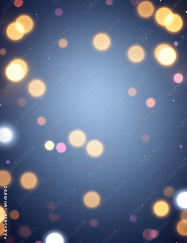 Abstract dark background, bright flashes, bokeh. Bright backdrop, sparkles and rhinestones.