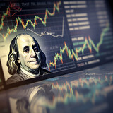stock market chart business, graph, technology, chart, finance, stock, computer, market, data, heart, concept, 