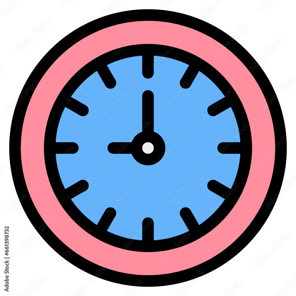 Vector Icon Clock, Time, Schedule, Watch, Wall Clock Vector Icon Clock, Time, Schedule, Watch, Wall Clock