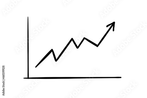 Doodle Graph going Up