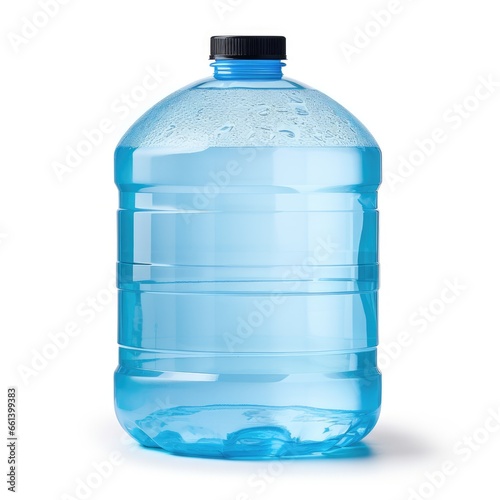 Gallons of water on a white background, AI generated Image