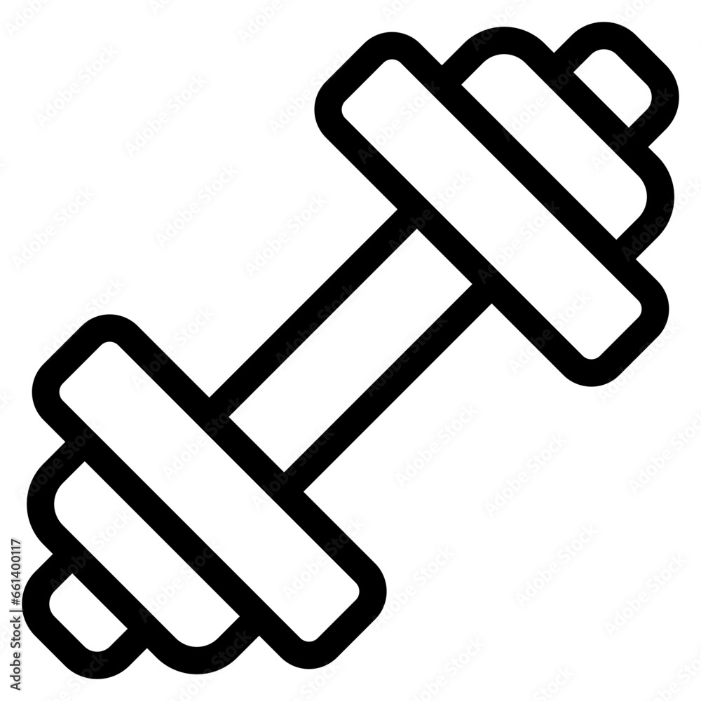 Vector Icon Dumbbell, Weight, Gym, Exercise, Sports Vector Icon Dumbbell, Weight, Gym, Exercise, Sports