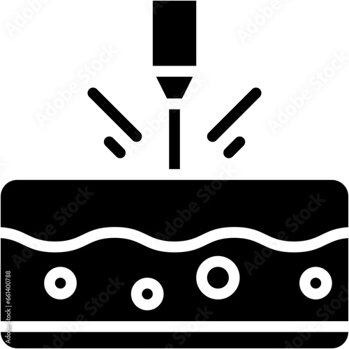 Vector Icon Laser, Treatment, Dermatology, Beauty, Epidermis, Skincare
