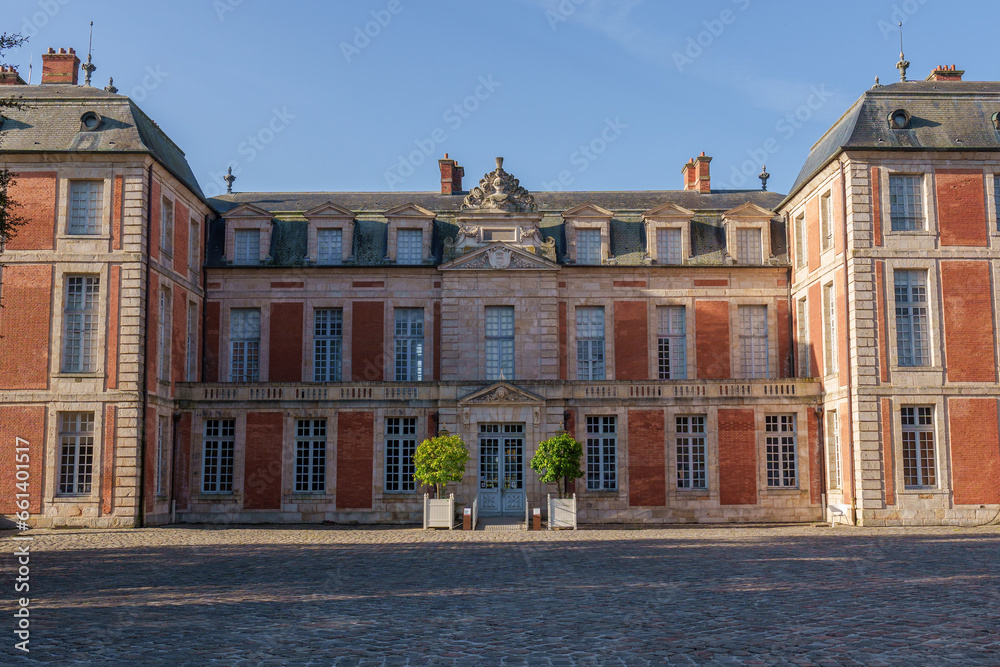 Entrance to the Chateau de Chamarande. The Chateau de Chamarande is a 17th-century French castle located in Chamarande, in the Essonne department.