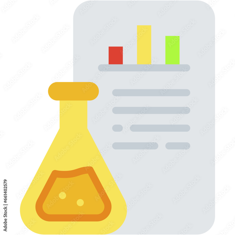 Vector Icon Analysis, Flask, Lab, Document, Science, File Vector Icon Analysis, Flask, Lab, Document, Science, File