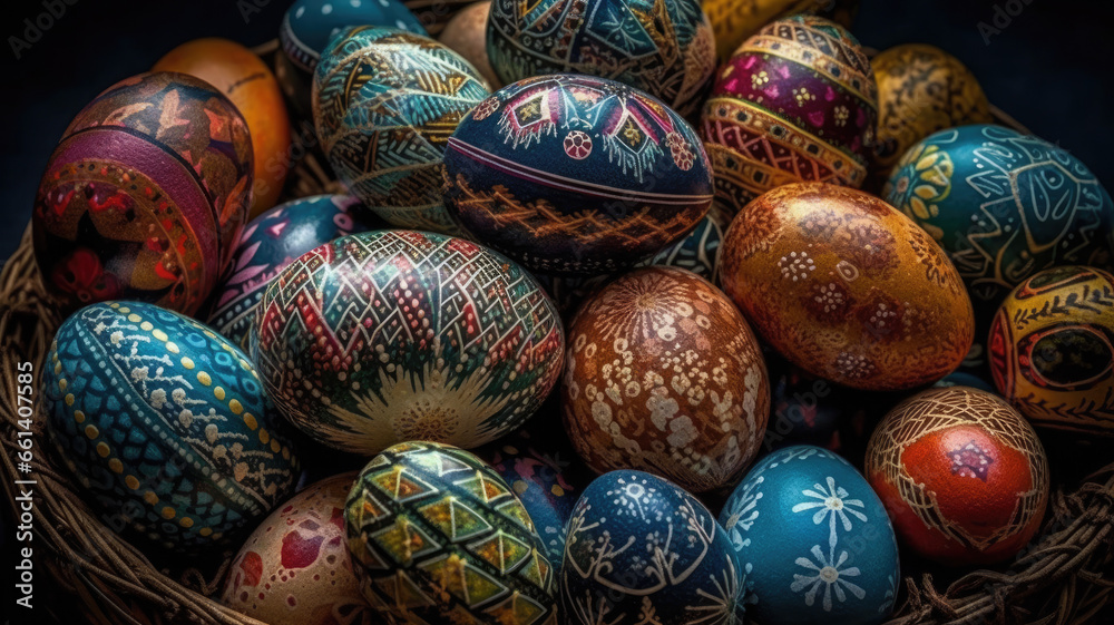 Colorful Easter Eggs