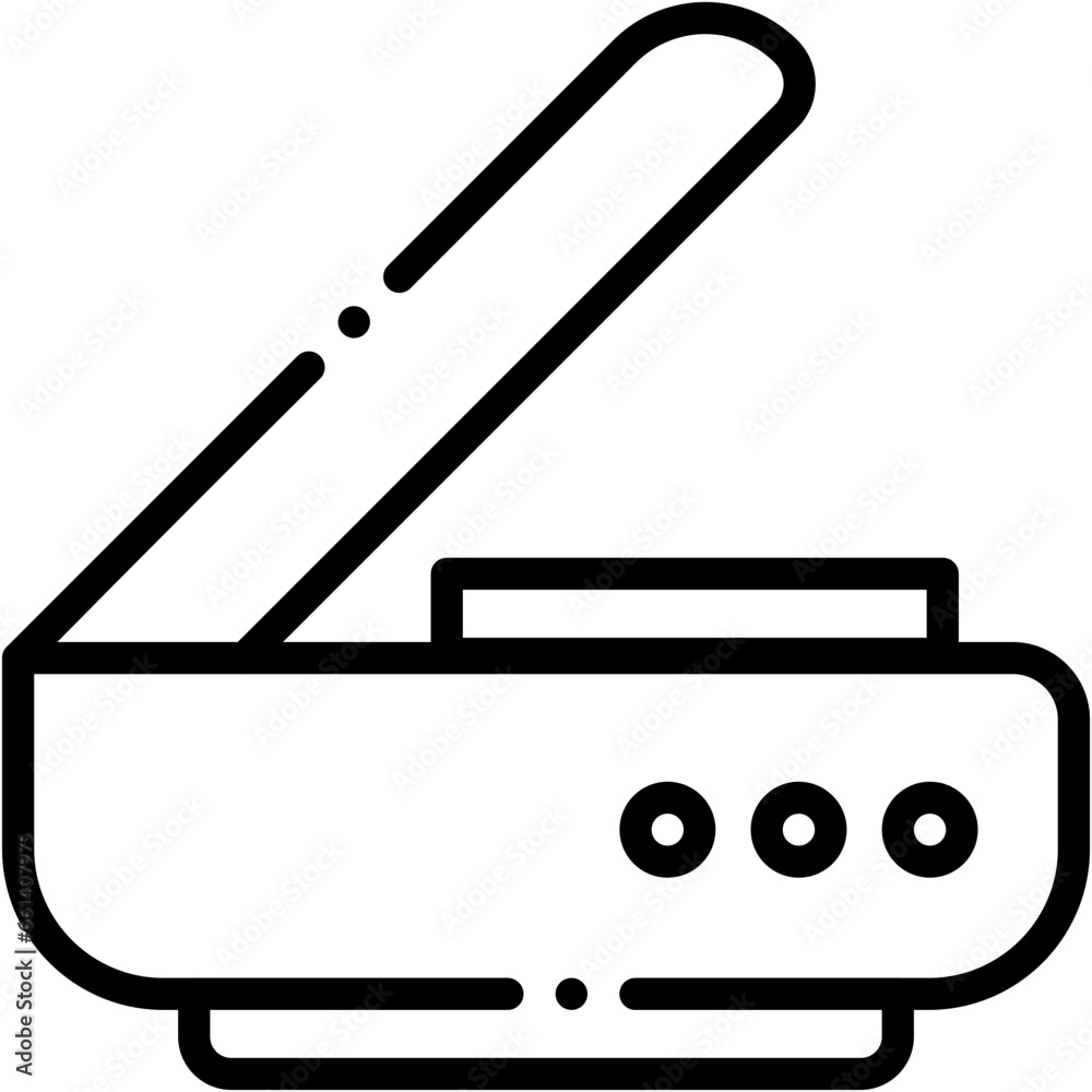 Vector Icon Scanner, Scan, Technology, Hardware, Electronics, Printing Vector Icon Scanner, Scan, Technology, Hardware, Electronics, Printing