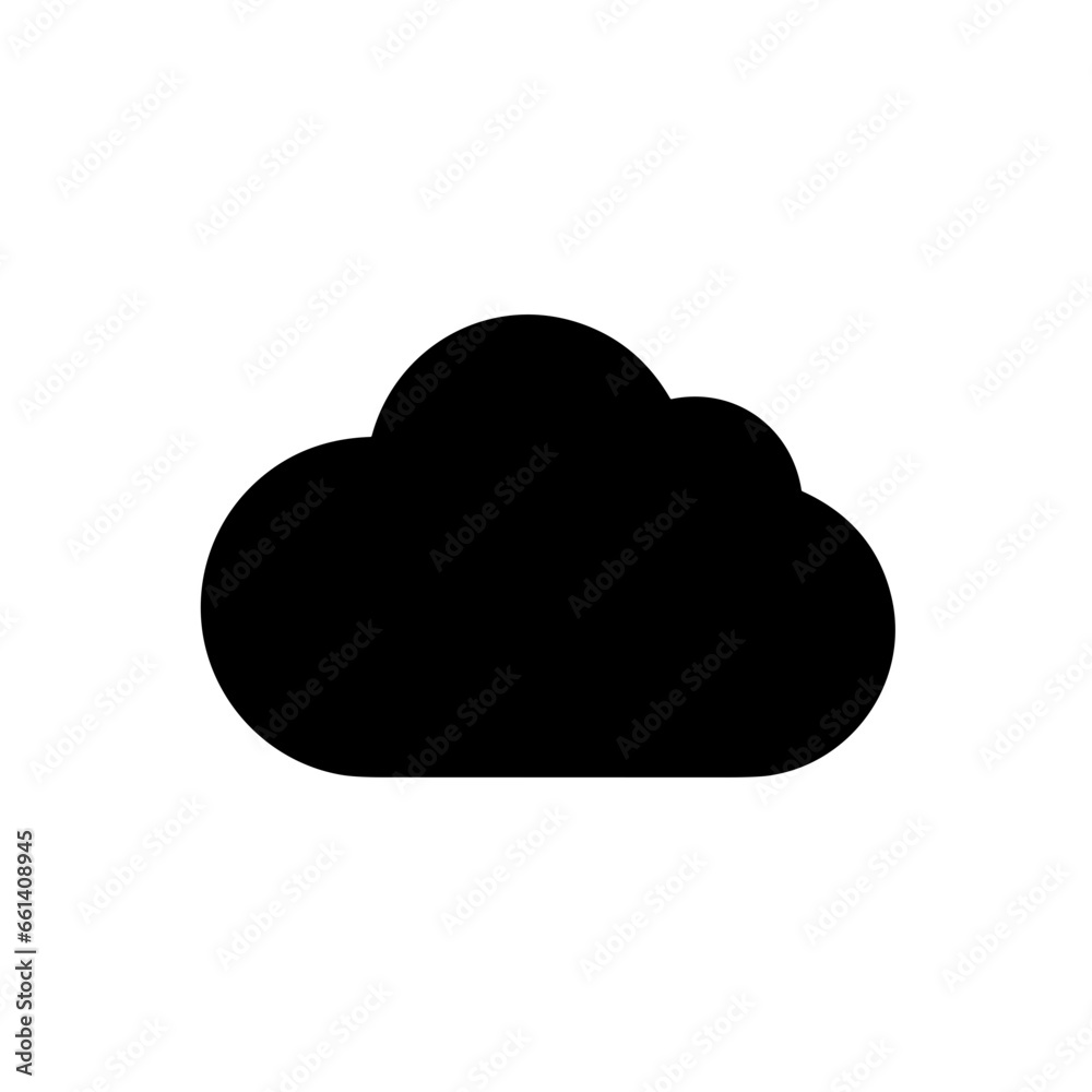 Cloud storage icon symbol vector image. Illustration of the database server hosting cloud system digital design image Cloud storage icon symbol vector image. Illustration of the database server hosting cloud system digital design image
