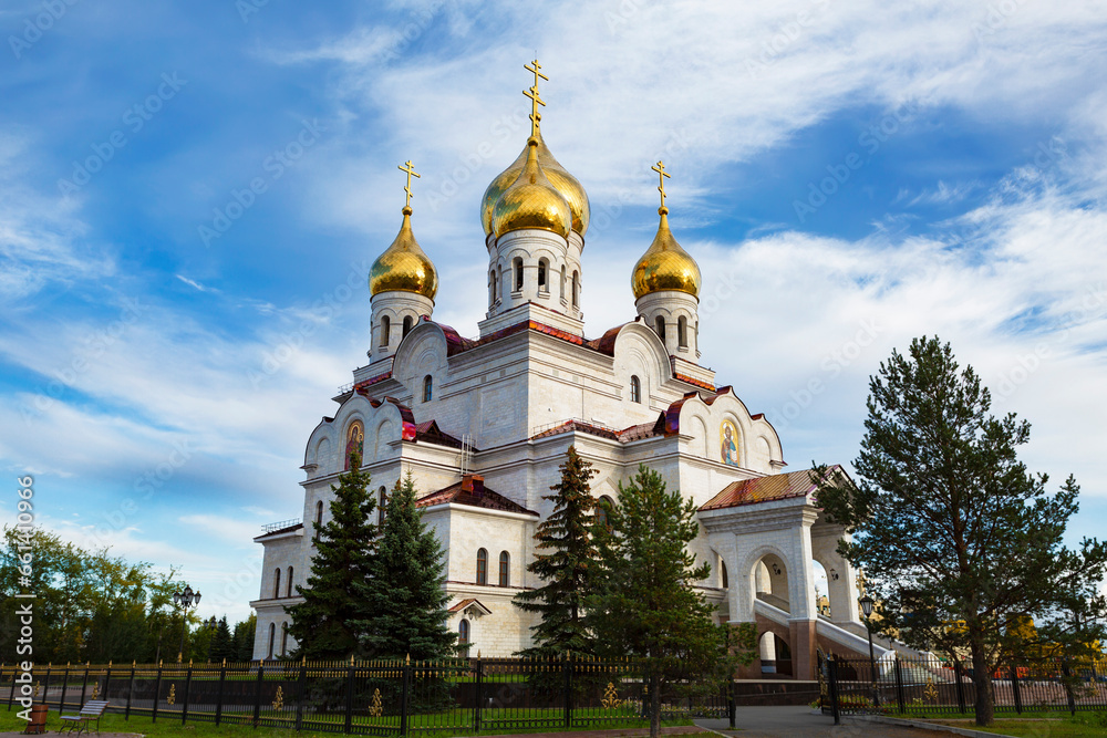 Michael the Arkhangelsk Cathedral in the city of Arkhangelsk. Russia