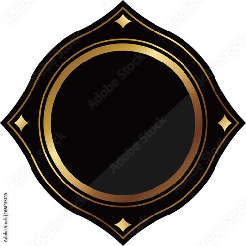 高級感のあるエンブレム