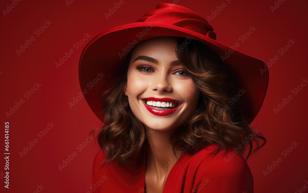 smiling beauty girl wearing color clothes on solid color background. smiling beauty girl wearing color clothes on solid color background.