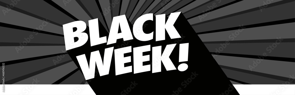 Black week - obrazy, fototapety, plakaty 