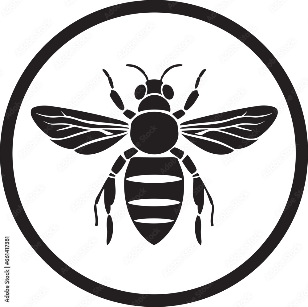 Hornets Grace in Simplicity Badge Vectorized Stingers and Wings