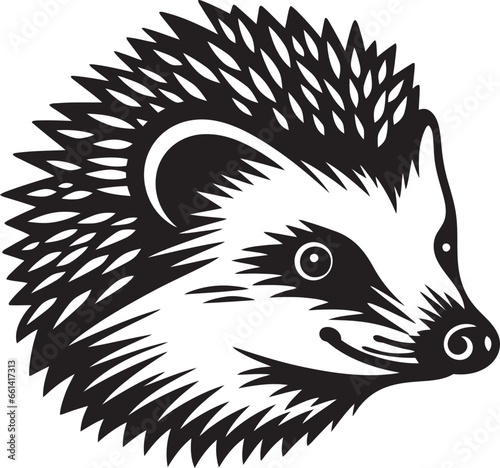 Rolling Defender in Vector Hedgehog Art Mysterious Monochrome Mark of the Hedgehog