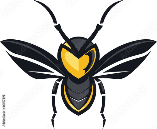 Black Hornet Silhouette Elegance Defined Contemporary Hunter Mark with Stingers