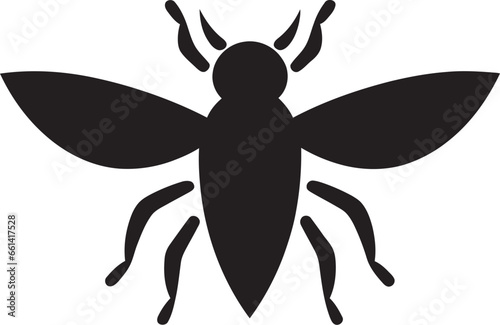 Nocturnal Guardian in Monochrome Majesty Silhouette of a Graceful Defender of Power and Protection